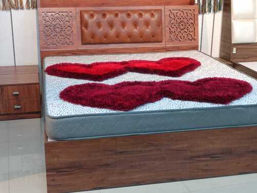 6x6 Brown Double Bed For Home And Hotel(Attractive Design)