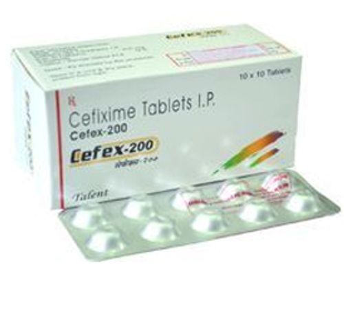 Cefixime Cefex 200 mg Tablets - Medicinal Grade, Prescription Required | Usage as per Doctor's Suggestion, Store in Cool and Dry Place