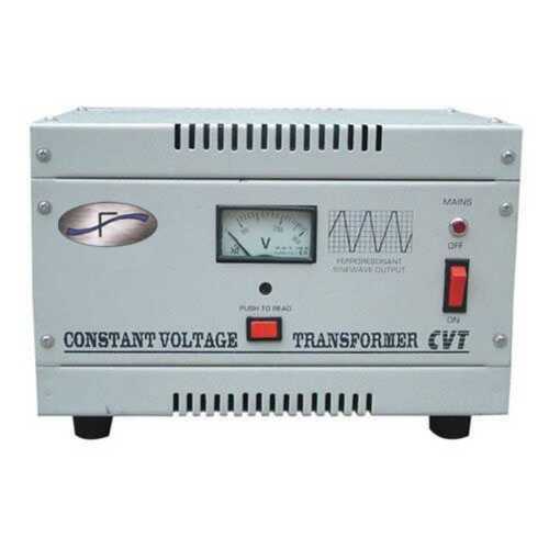 Silver Constant Voltage Transformer Mild Steel Body 200-320V Input Voltage