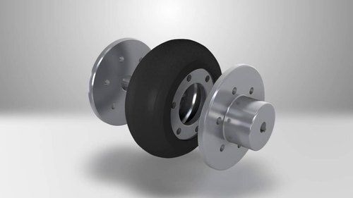 Black Metal Fenner Couplings With Round Shape For Industrial Use