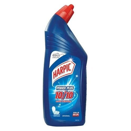 Pack Of 1 Liter Power Plus 10x Max Clean Harpic Toiler Cleaner