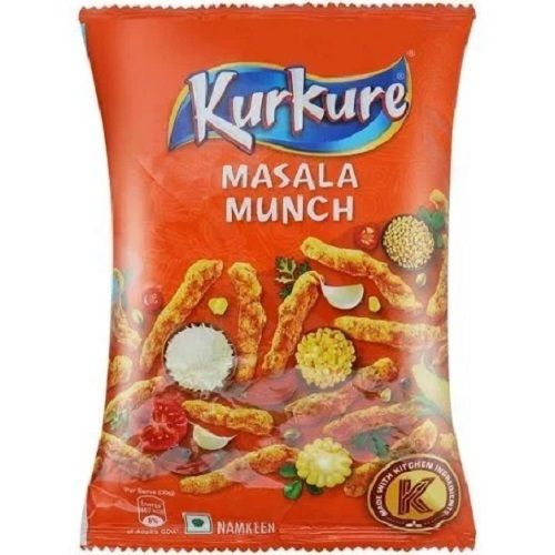 Pack Of 100 Gram Crispy And Crunchy Spicy Kurkure Masala Munch Namkeen