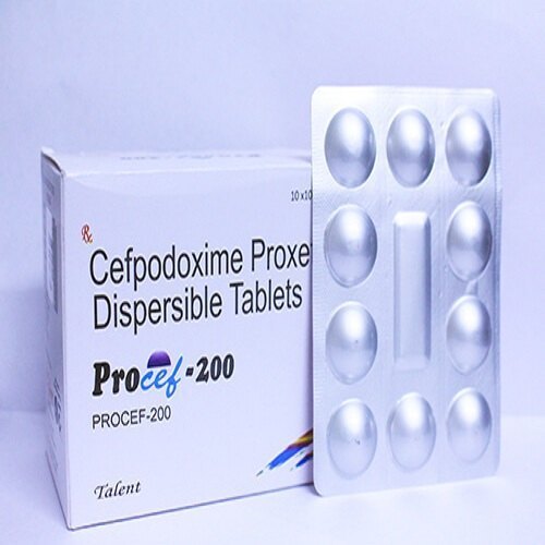 Procef-200 - Cefpodoxime Proxetil Dispersible Tablets Medicinal Grade for Hospital and Clinic Use