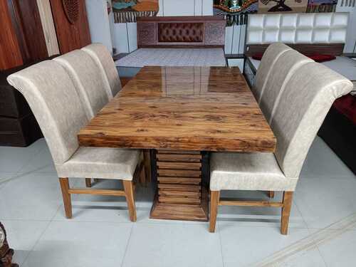 Rectangular Shape Wooden Dining Table Used In Home And Restaurant