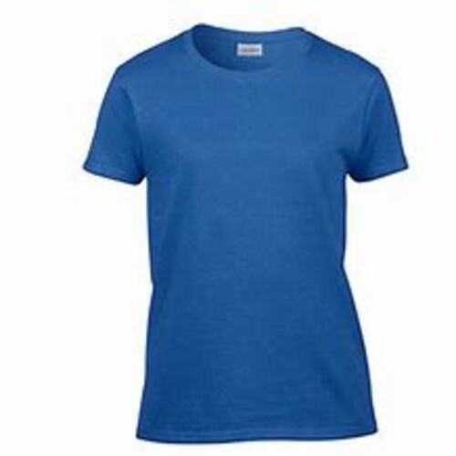 Short Sleeve And Round Neckline Stylish And Comfortable Plain T Shirt For Ladies