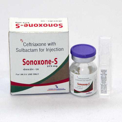 Sonoxone- S375 Ceftriaxone, Sulbactam Injection