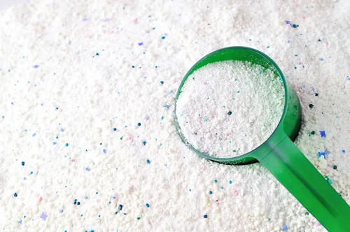 White And Blue Detergent Powder For Remove Hard Stains