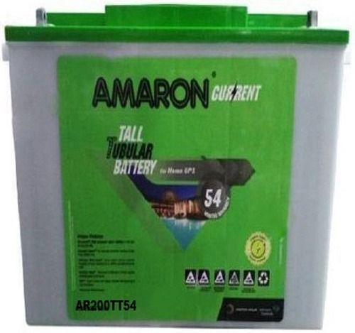 12 Voltage 200ah Capacity 60 Kilogram Amaron Aam-Cr-Ar200tt54 Tabular Batteries