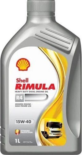 15 W 40 Shell Rimula Lubricant Heavy Duty Diesel Engine Oil, 1 Liter