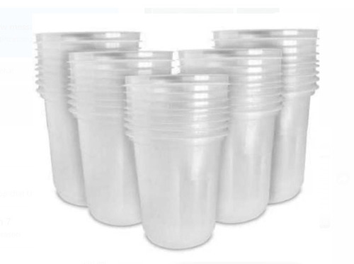 200 Ml Capacity Round Transparent Plastic Disposable Glass