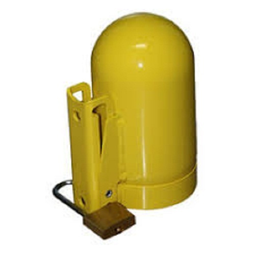 Mild Steel Cylinder Cap - 3.5 Inches Diameter, Durable New Round Design for Industrial Applications, Yellow Finish