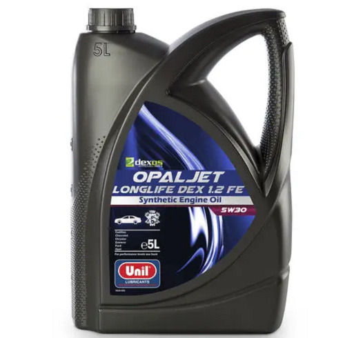 Blue 5 Liter Opaljet Lonlife Dex 1.2 Fe 5W-30 Synthetic Engine Oil