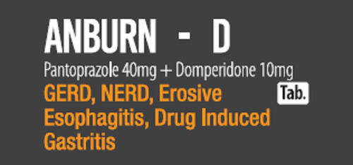 एनबर्न-डी पैंटोप्राजोल 40 मिलीग्राम और डोमपरिडोन 10 एमजी टैबलेट