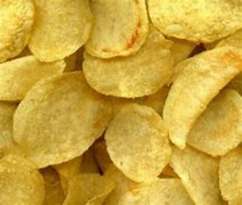 Crispy And Crunchy Textured Deep Fried Salted Flavored Tasty Potato Chips Snacks