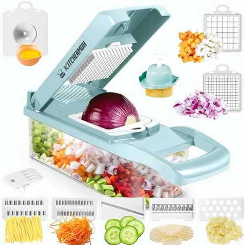 Low Power Consumption And High Efficient Eco Friendly Stainless Steel Vegetable Cutter - New Optimum Quality | Easy To Carry, Lightweight, Compact Structure, Eco Friendly, Low Noise