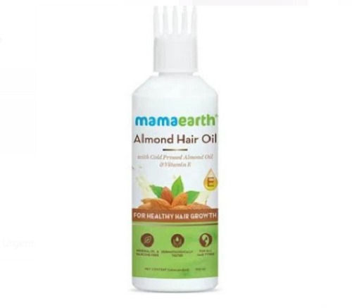 Pack Of 220 Ml Vitamin E Boost Hair Growth Mama Earth Almond Hair Oil Frequency (Mhz): 50-60 Hz Hertz (Hz)