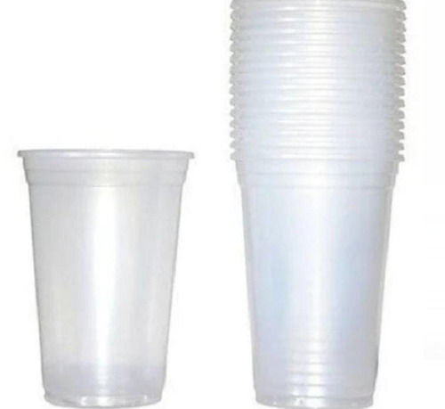 Pack Of 50 Pcs Capacity 250 ML Transparent 6 Inch Disposable Plastic Glass