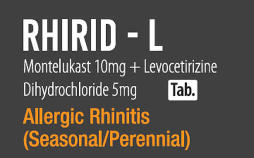 Rhirid-L Montelukast And Levocetirizine Dihydrochloride Anti-Allergic Tablets