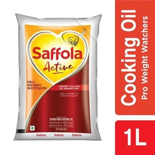 Saffola Cooking Oil 100 Percent Pure Natural Grade 1 Liter