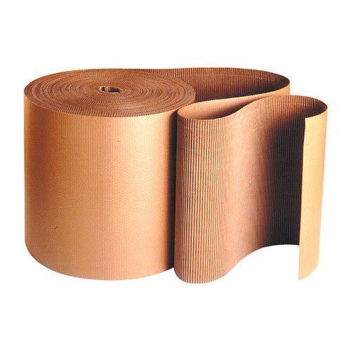 120 - 150 Gsm Plain Brown Kraft Paper Corrugated Roll  Usage: For Packaging