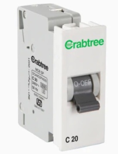 Magenta 120 Voltage 16 Ampere Type C Single Pole White Single Phase Mcb Switch