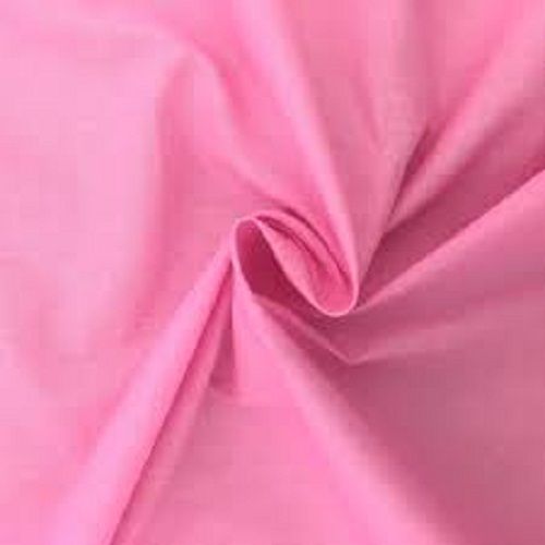 Pink 100% Cotton Plain Fabric