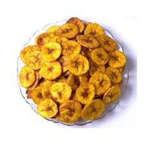 Best Quality Crispy Tasty Fresh Perfectly Sliced Yellow Banana Chips, 1kg