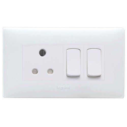 Wall Mounted Heat Resistant Shock Proof High Efficiency Legrand Electrical Switches