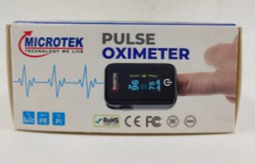 Aluminum Microtek Digital Pulse Oximeter With Dual Color Led Display And 6 Months Warranty