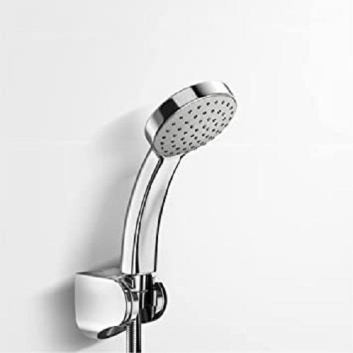 Grey Oval Shape Stainless Steel Carbon Steel Metal Type Bathroom Hand Shower 