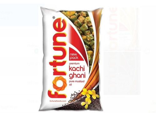 Pack Of 1 Liter Food Grade Fortune Premium Kachi Ghani Mustard Oil