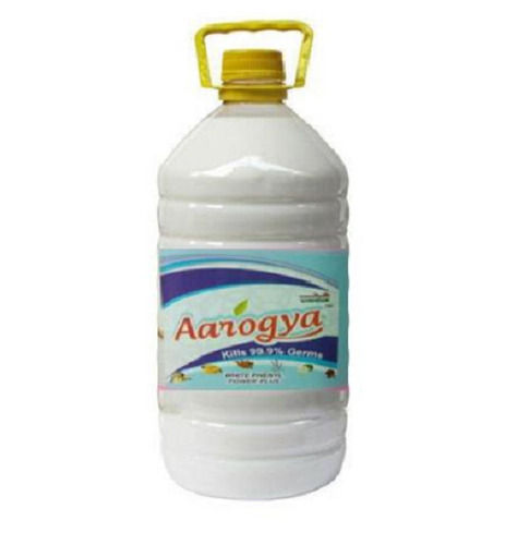 Pack Of 5 Litre Kills 99.9% Germs Liquid Form White Aarogya Phenyl