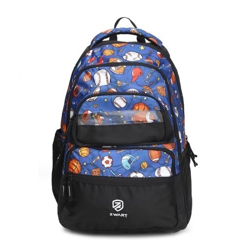 Multi Color Printed Pattern Lightweight School Bag