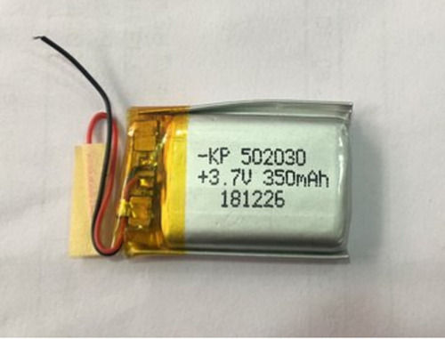 Professional Grade 3.7v Lithium Polymer Battery 350mah