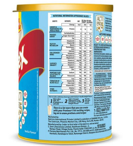 Protinex Vanilla Delight Powder, 400gm Tin Container