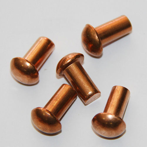 Round Shape Golden Copper Rivets