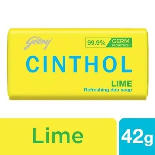 42 Gram 99.9% Germ Protection Cinthol Lime Refreshing Deo Soap