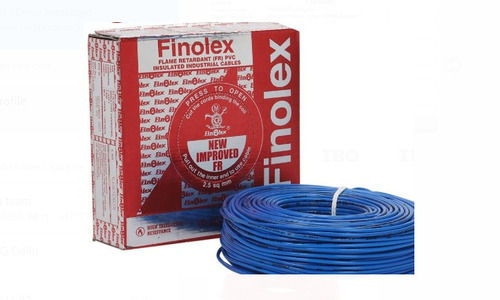 90 Meter Length 2.5 Sq. Mm Round Shaped Blue Finolex Electrical Wire