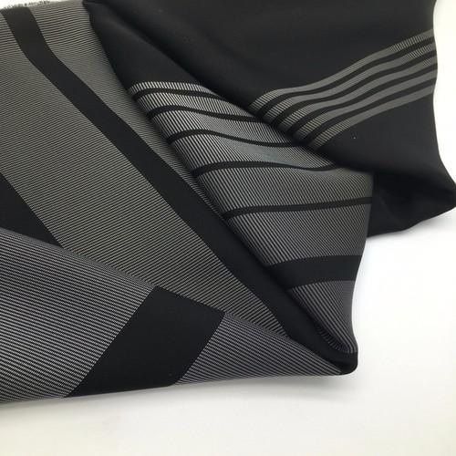 Plain Black Color Cotton Polyester Fabric