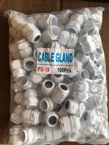 Durable Eco Friendly And Recycled Pg White Solid Cable Gland