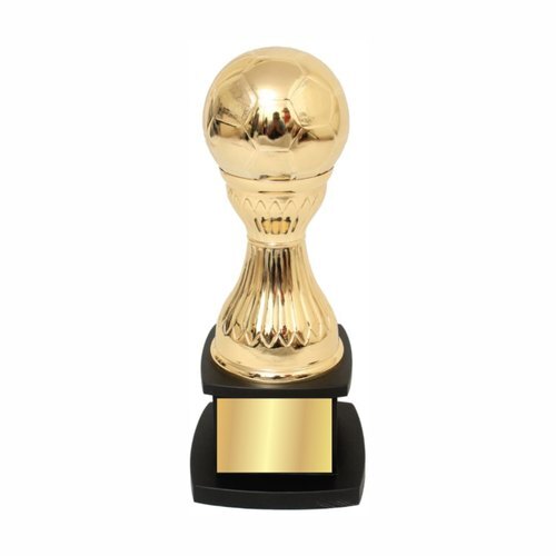 Light Weight Beautiful Design Unbreakable Golden Round Brass Trophy at ...