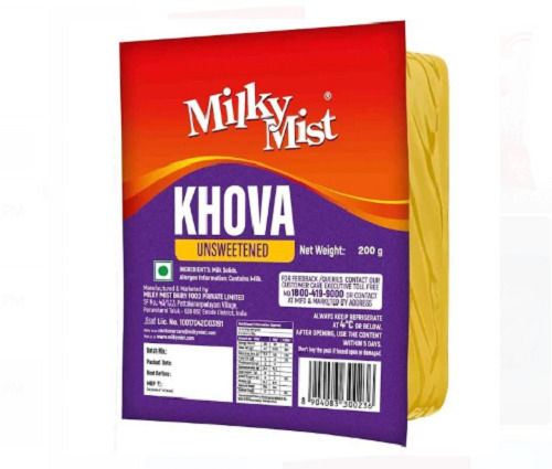 Pack Of 1 Kilogram Food Grade Milky Mist Unsweetened Khova 