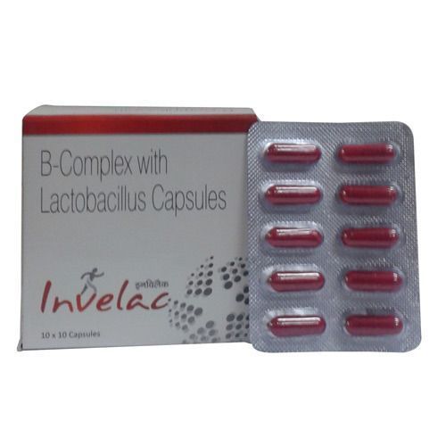 Vitamin B Complex Lactic Acid Bacillus Capsules Cool And Dry Place