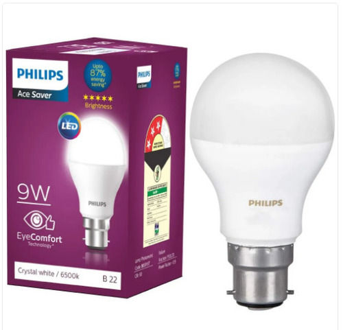 220 V Related Voltage 9 Watt Power Dome Shape White Bright Philips Led Bulb 