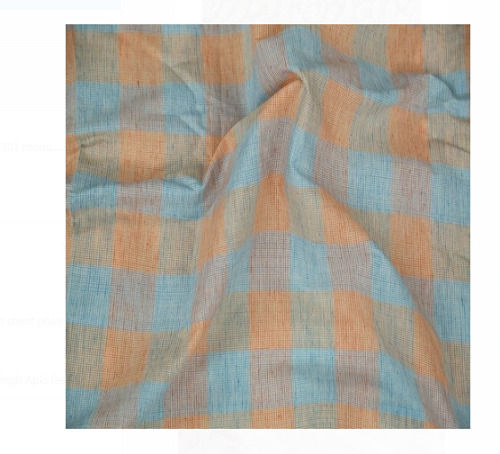 Eco-Friendly Easily Washable And Light In Weight Check Print Cotton Fabric