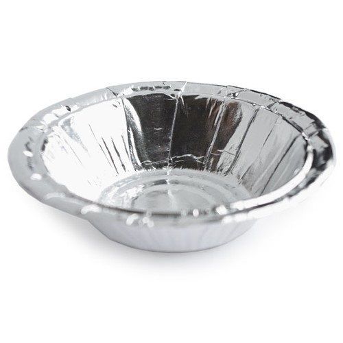 Silver Round Lightweight Heat Resistance Paper Disposable Bowl