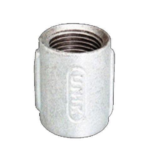 15 Millimeter Size Silver Round Stainless Steel Socket Fitting