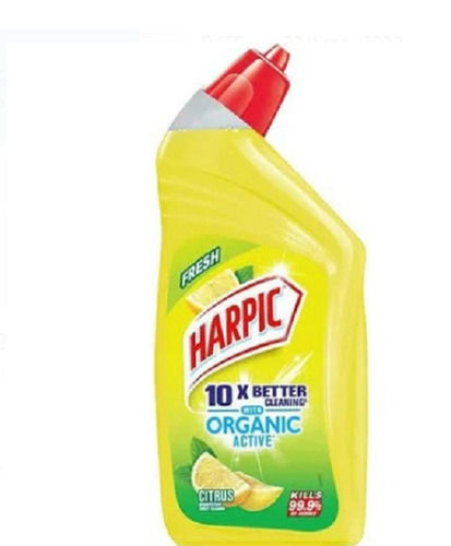 500 Ml Kills 99% Germs Lemon Fragrance Harpic Disinfectant Liquid Toilet Cleaner