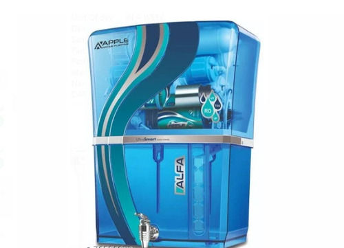 Blue Abs Plastic Body Wall Mounted Electrical Alfa Ro + Uv+ Tds Water Purifier 