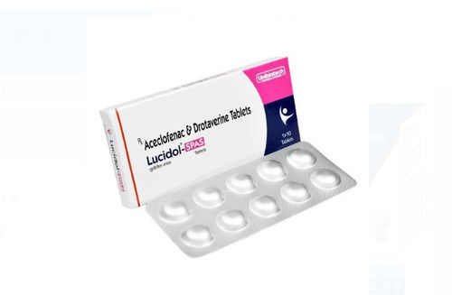 Aceclofenac And Drotaverine Tablet Pack Of 10 Tablets 